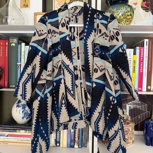 Vintage TOPSHOP Blanket Coat